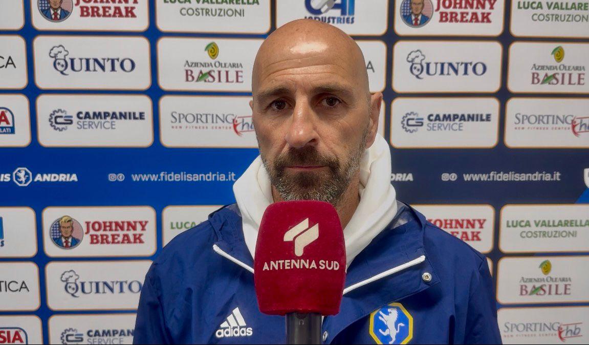 Fidelis Andria, Catalano: "Nelle difficoltà non abbiamo mai mollato"