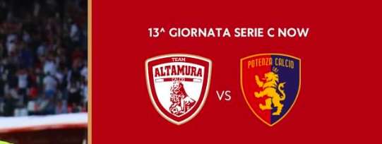 Serie C, Team Altamura-Potenza: le formazioni ufficiali