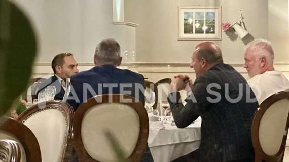 Taranto, cena tra sindaco Melucci e Campbell del fondo americano