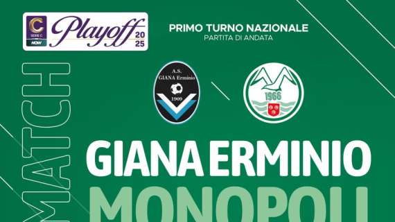 Playoff Serie C: definito l’orario di Giana Erminio-Monopoli