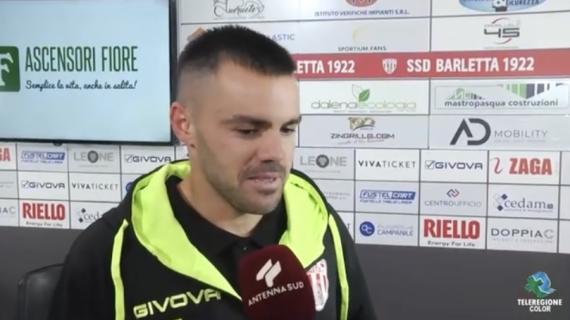 Barletta, Cerutti: “Ho dimostrato che anche dalla panchina qui ci sono giocatori forti”