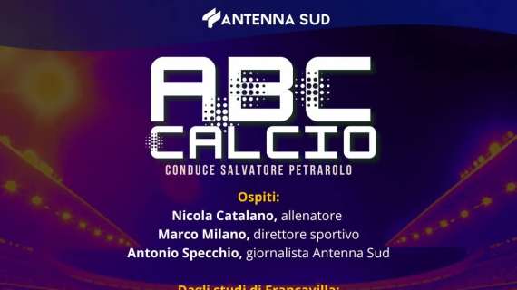ABC CALCIO, ultimo appuntamento stagionale in diretta su Antenna Sud 