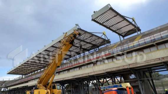 Taranto, proseguono i lavori allo stadio Iacovone: aggiornamento dai tecnici