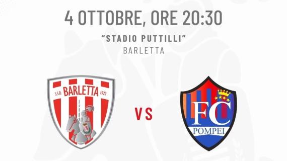 Serie D, anticipata la disputa di Barletta-Pompei