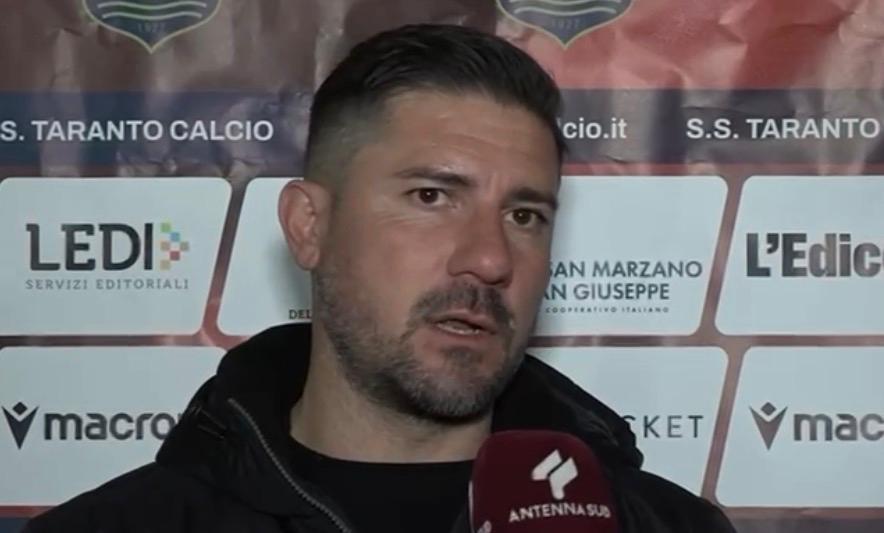 Taranto, Danucci: "Credo nei playoff, vittoria dedicata a Christian Cesario"