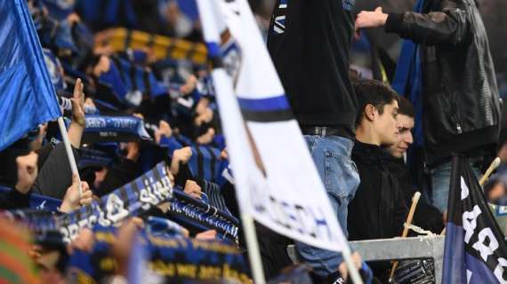 Lecce-Atalanta, una cinquantina di tifosi nerazzurri nel settore ospiti