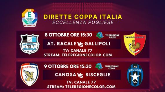 Coppa Italia Eccellenza: tutte le dirette del Gruppo Editoriale Distante