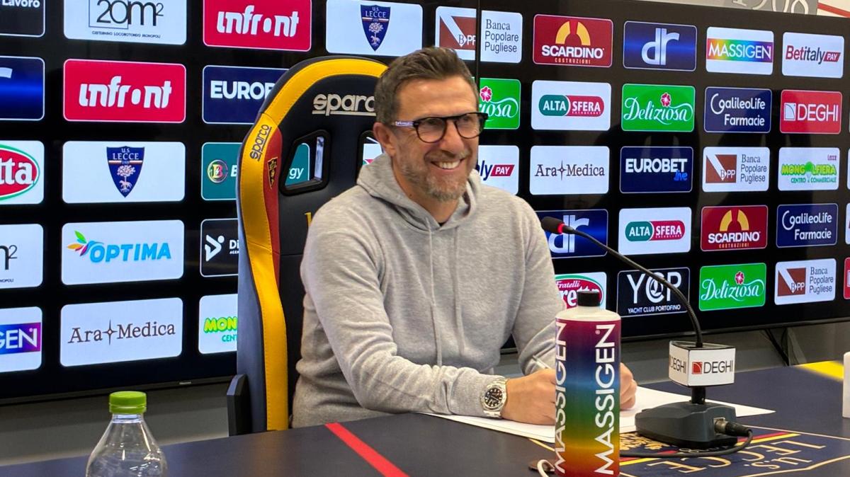 Lecce, Di Francesco: “Continuiamo ad essere compatti e concentrati in entrambe le fasi”