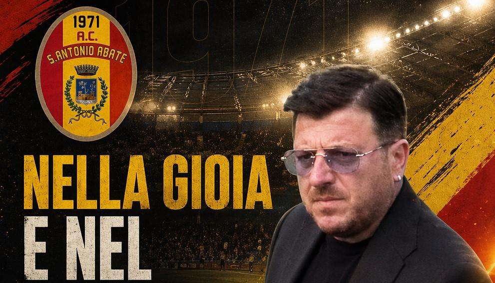 Sant’Antonio Abate, retrocessione e orgoglio: il presidente chiama a raccolta la città