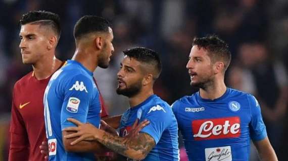 Roma-Napoli 0-1: decide Insigne su "assist" di De Rossi