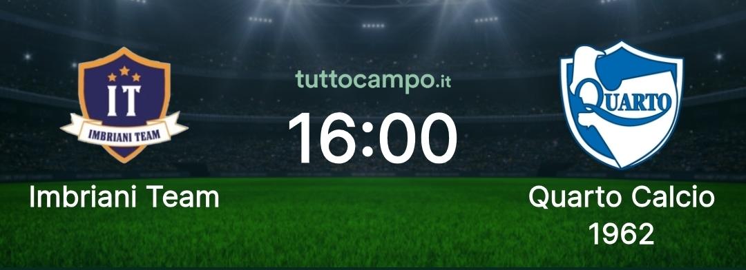 Colpo di scena in Prima Categoria: non si gioca Imbriani Team–Quarto Calcio