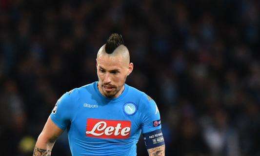 Napoli, Hamsik: "Siamo contenti della vittoria, ma male nel secondo tempo"