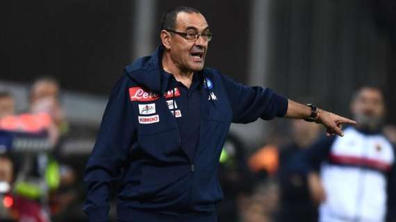 Napoli, Sarri: "Grande prestazione, peccato per gol subito nel finale"