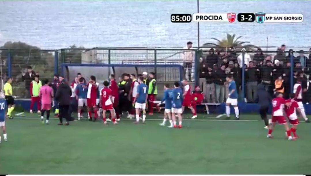 Procida–MP San Giorgio, tensione nel finale: le parole del ds Piccirillo dopo la rissa