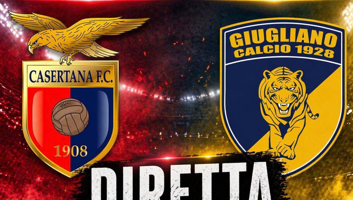 DIRETTA / Casertana-Giugliano, calcio d'inizio ore 18 