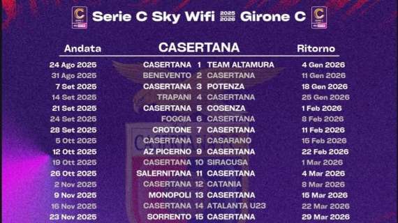 Calendario Casertana