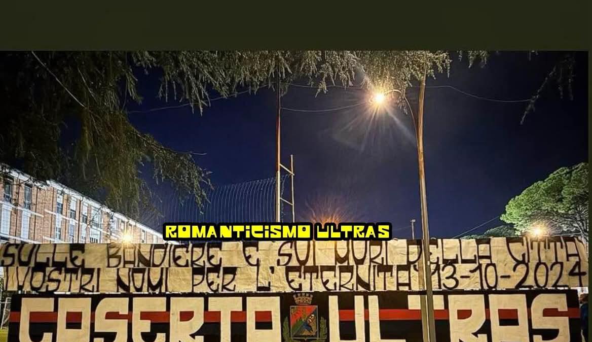 Striscione Caserta ultras
