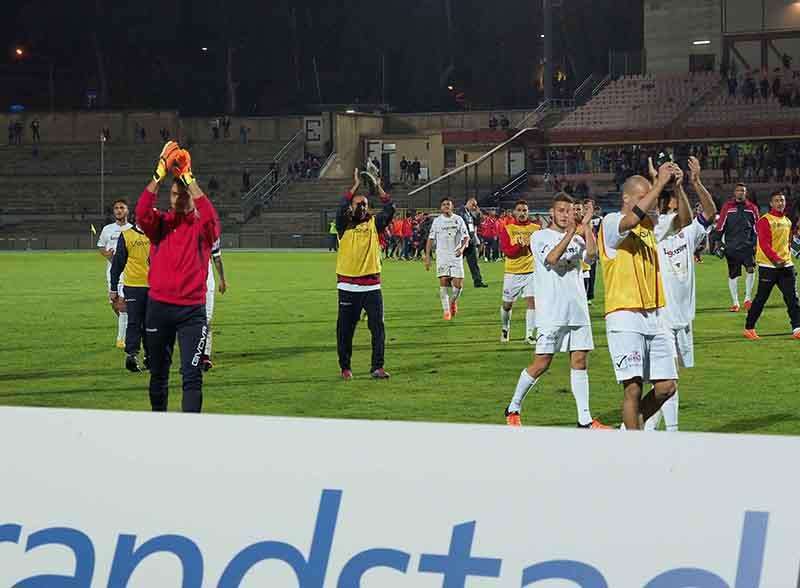 Palomba loda la Casertana: "Avremmo meritato la vittoria, i ragazzi si sono battuti come dei leoni"