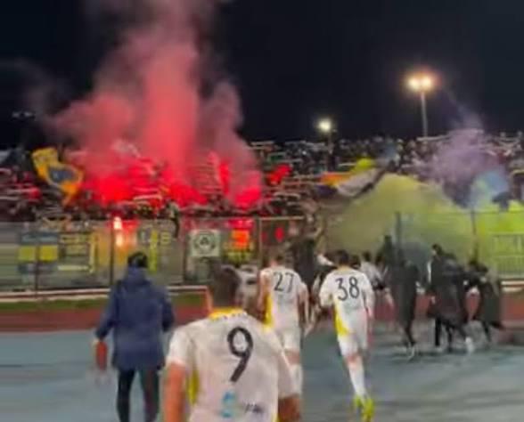 Domani la Casertana va all'assalto del terzo posto: ecco quanti tifosi del Cerignola saranno presenti in curva nord 