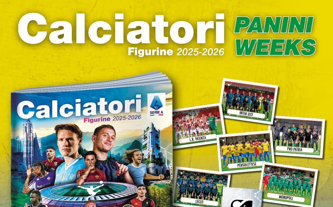 Panini Weeks in Serie C: Figurine calciatori protagoniste nella 24a e 25a giornata