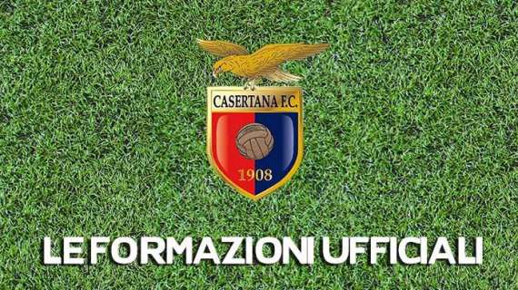 Ecco le formazioni ufficiali di Casertana-Catania