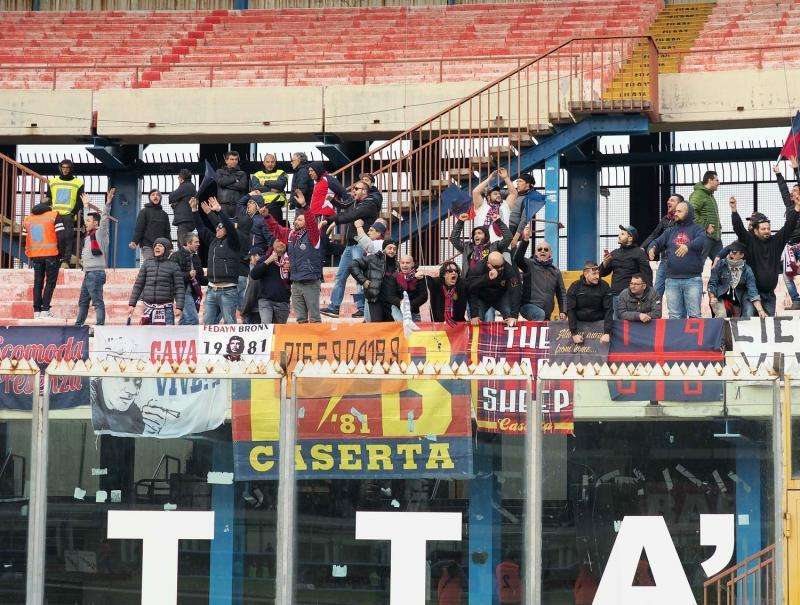 La Casertana non è mai sola: ecco quanti tifosi saranno presenti al 'Massimino'