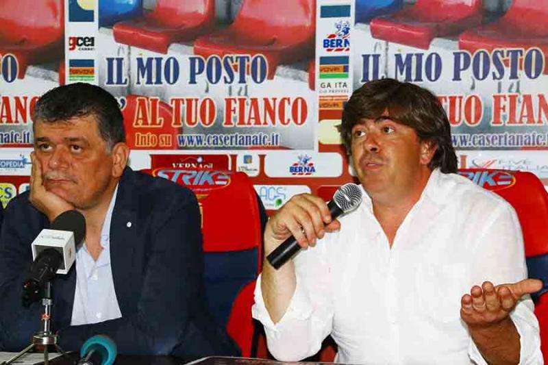 Casertana, ufficiale l'ingresso nel club di due nuovi soci