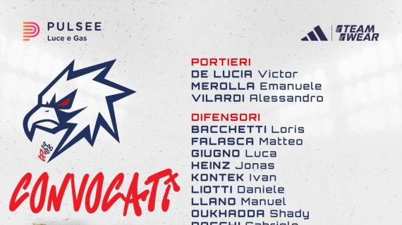 Convocati Casertana
