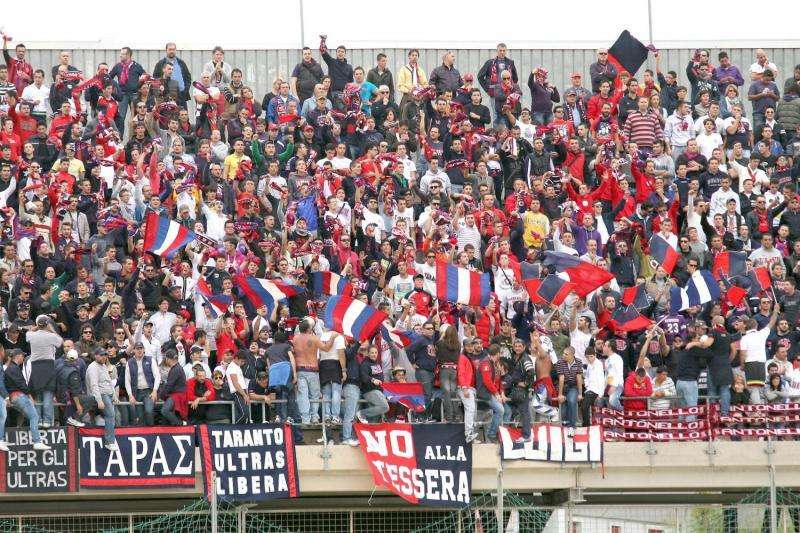I tarantini tornano al Pinto dopo 21 anni: ecco quanti ne saranno mercoledì sera