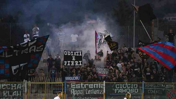 Tifosi Catania a Caserta