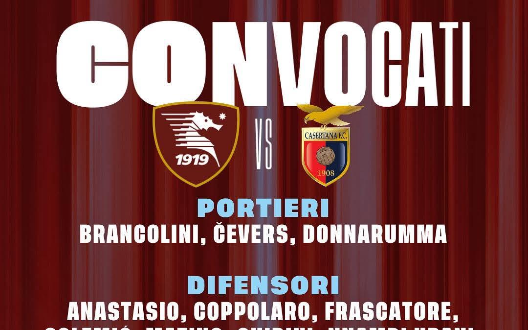 Convocati Salernitana