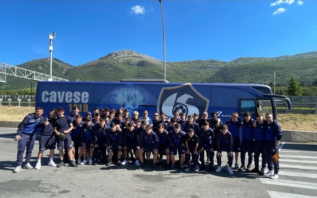In foto U17 e U15 in partenza