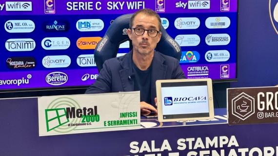 Longo: "La Cavese ha impostato la gara con un baricentro basso, dobbiamo alzare la qualità"
