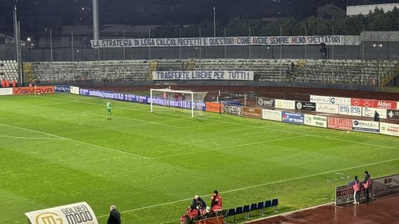 Giudice Sportivo: multa di 300 € per la Cavese per alcuni striscioni non autorizzati