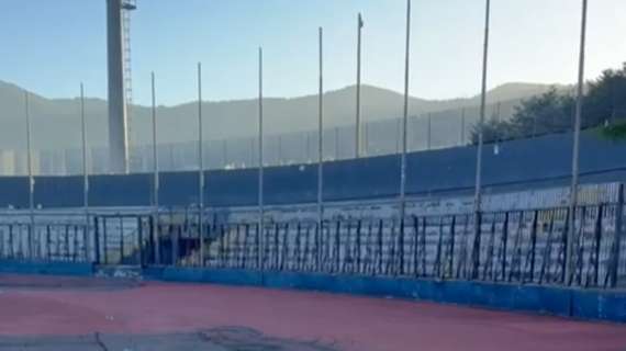 Ignoti divelgono le reti protettive della Curva Sud del “Simonetta Lamberti”: attesa per la gara di stasera