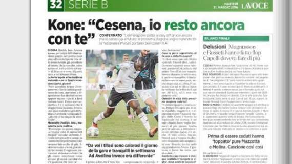 Kone: “Resto a Cesena” – La Voce di Romagna