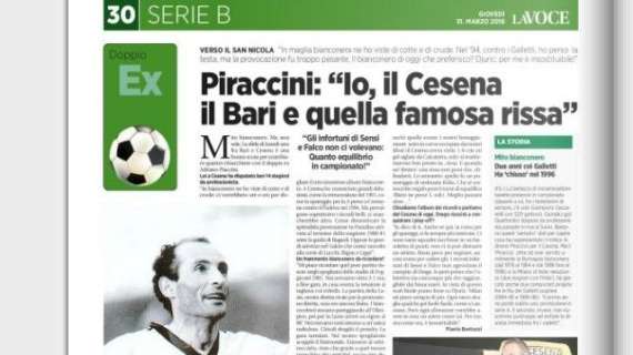 Piraccini e quella famosa rissa di Bari. La Voce di Romagna
