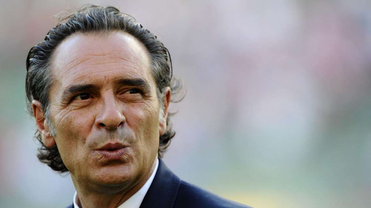Il C.T. azzurro Prandelli a Villa Silvia