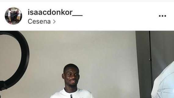Donkor come Ibrahimovic (su Instagram)