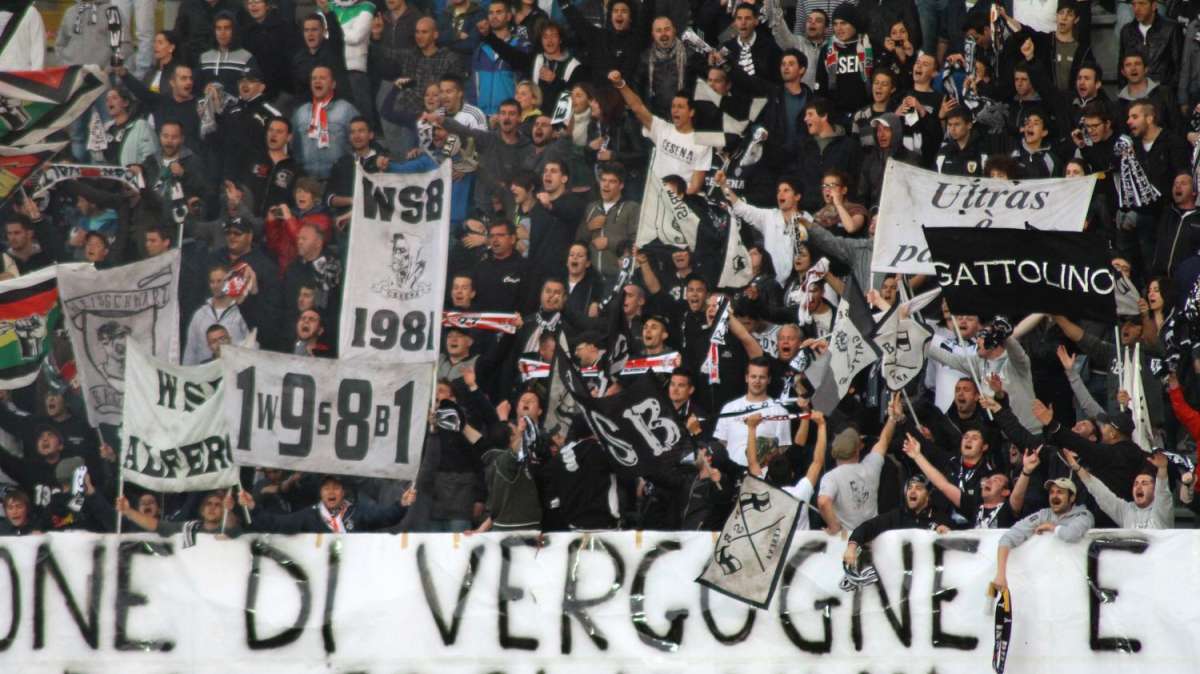 Cesena-Roma: le curve (NOI, SOLO NOI)