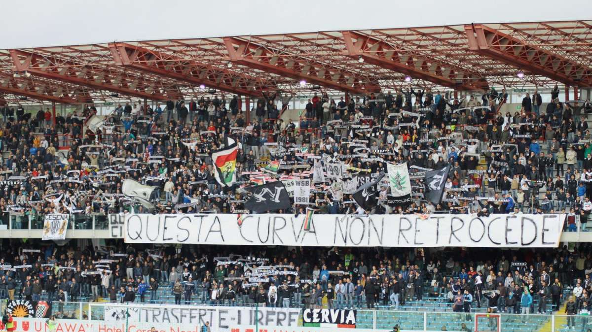 CORRIERE ROMAGNA - Il Cesena è in B e lo stadio canta