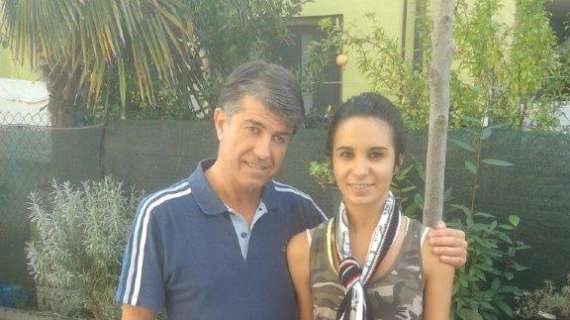 Mirco con la nipote Alessia