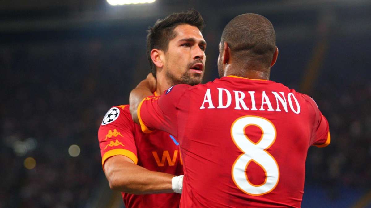 Roma, la Sensi: "Borriello, gol strepitoso". Pradè: "Adriano? Migliorato tanto"