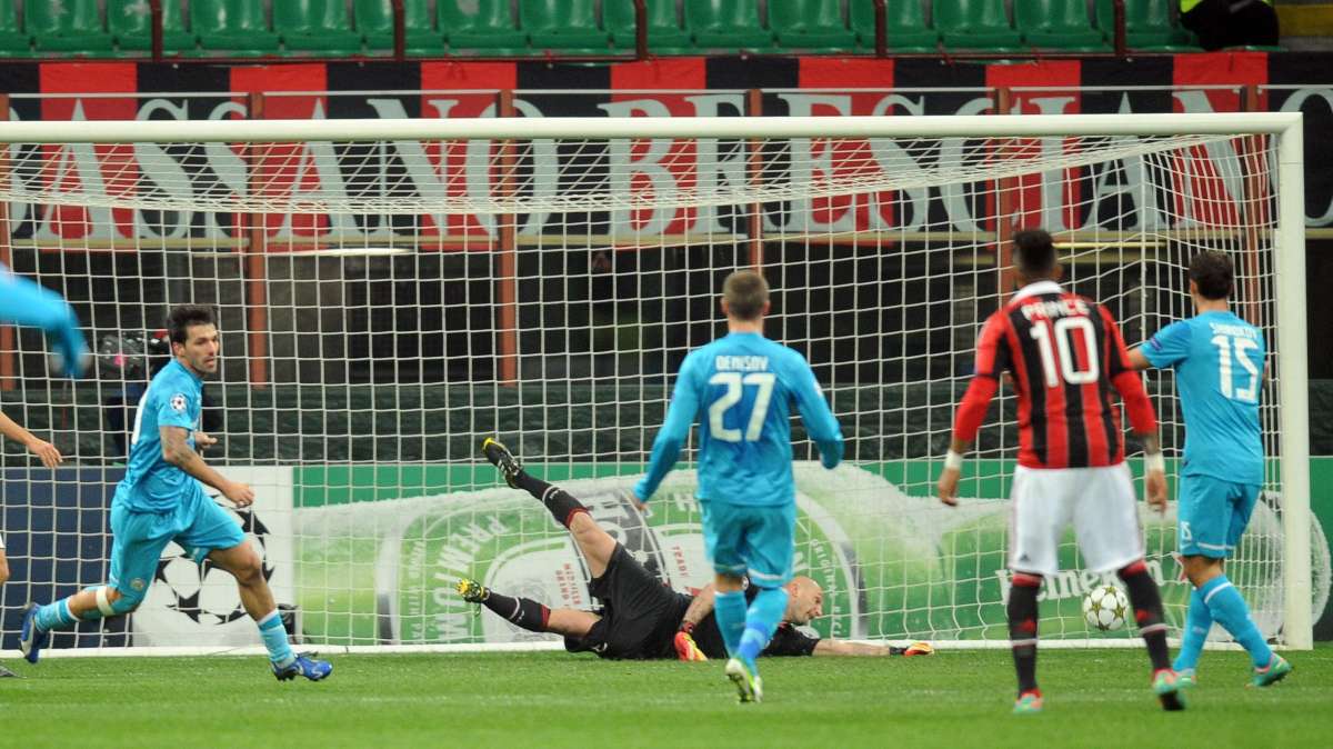 LIVE TC - Milan-Zenit 0-1, finale