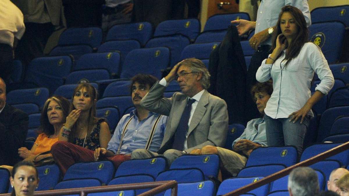 Inter, Moratti: "Nessun cambio in panchina"
