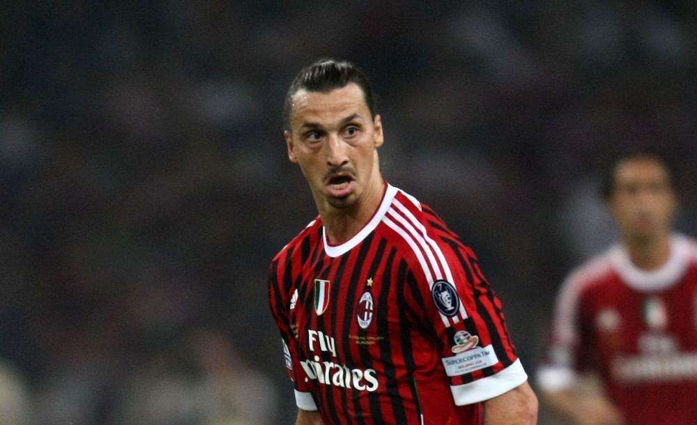 Milan, tegola Ibrahimovic