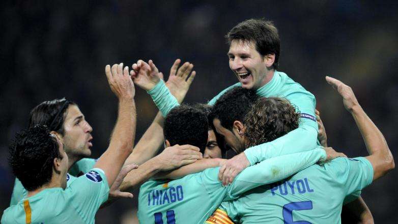 Top Xavi e Messi, flop Abidal. Milan-Barcellona, le pagelle dei catalani