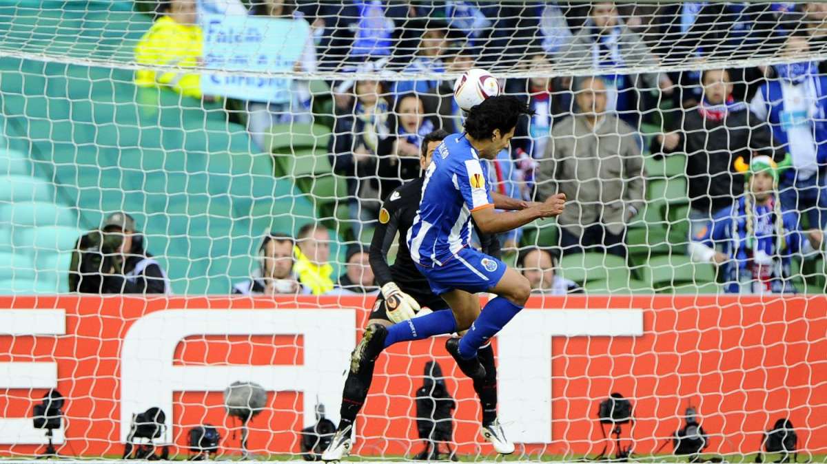 Porto-Braga 1-0, la foto del gol di Falcao