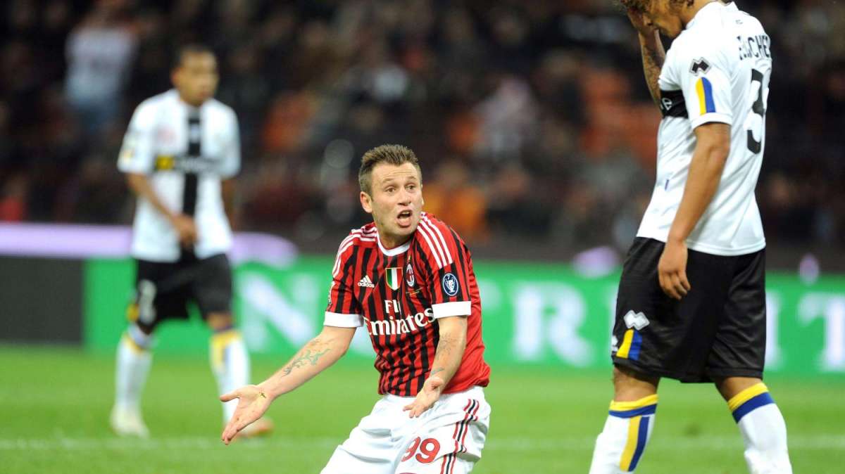 Milan, Cassano torna ad allenarsi