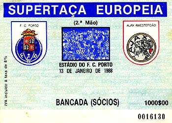 Supercoppa Uefa 1987. “Il Porto continua a cavalcare la storia”